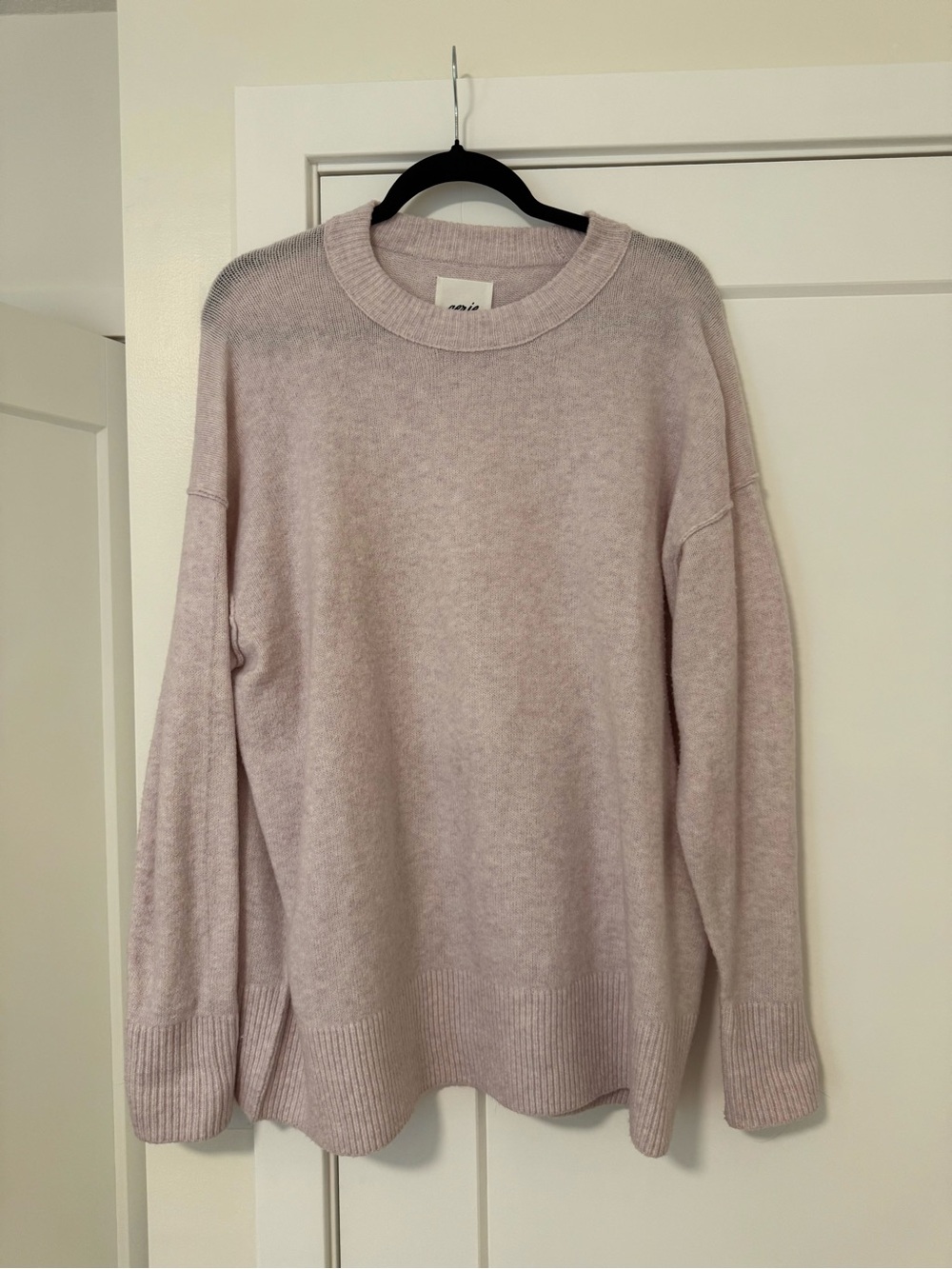 aerie Dusty Pink Knit Crewneck Sweater